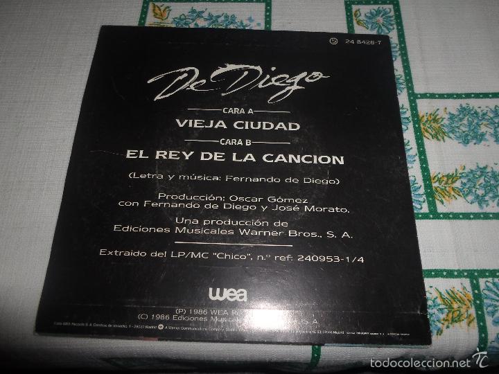 Discos de vinilo: DE DIEGO VIEJA CIUDAD - Foto 2