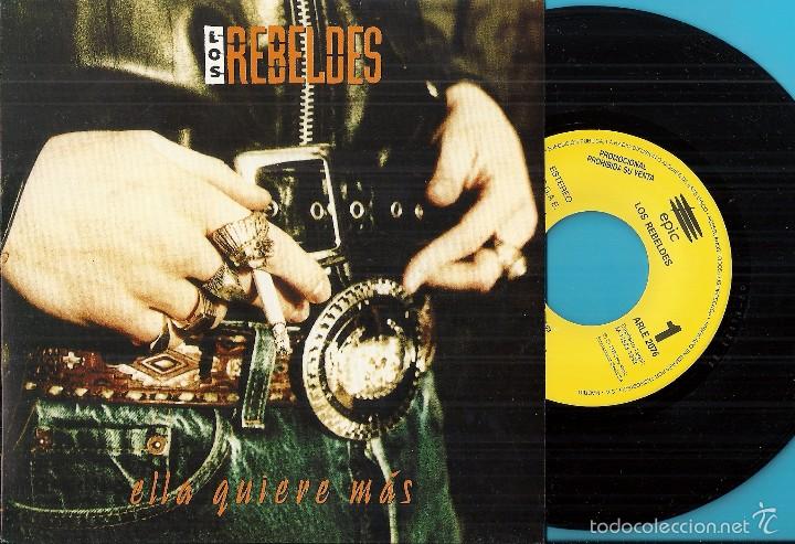 Discos de vinilo: REBELDES, LOS: ELLA QUIERE M&Aacute;S - Foto 1
