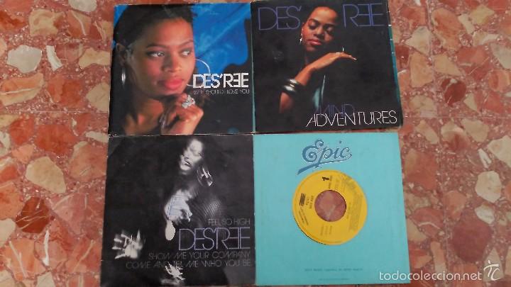 Discos de vinilo: LOTE DE 4 SINGLES DE DES&acute;REE - Foto 1