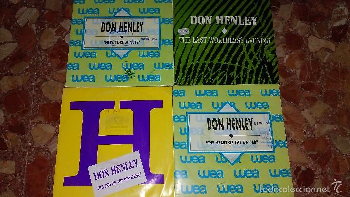 Discos de vinilo: LOTE DE 5 SINGLES DON HENLEY - Foto 1