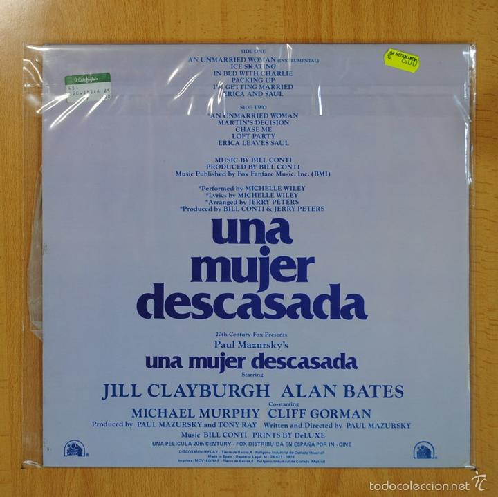 Discos de vinilo: UNA MUJER DESCASADA - BSO - LP - Foto 2