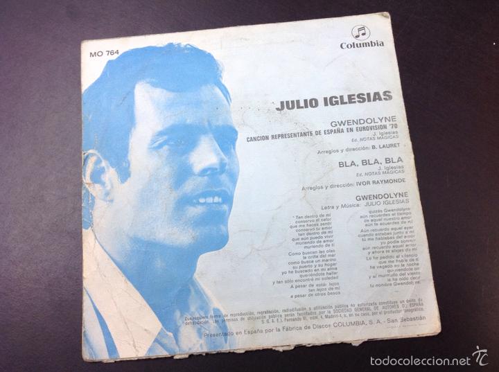 Discos de vinilo: Julio iglesias- gwendolyne - Foto 3