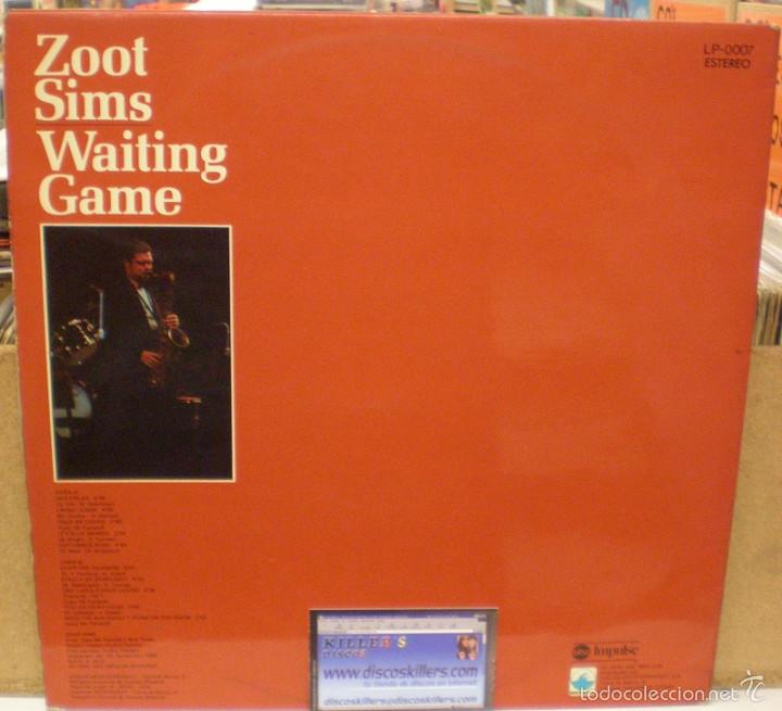 Discos de vinilo: Waiting Game - Zoot Sims - LP. Gatefold - Foto 2