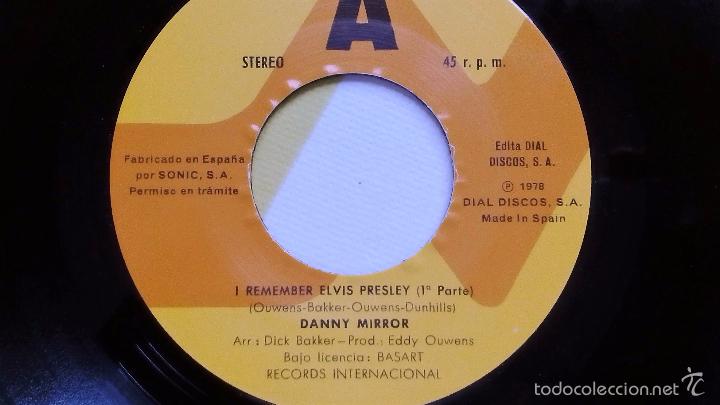 Danny Mirror I Remember Elvis Presley