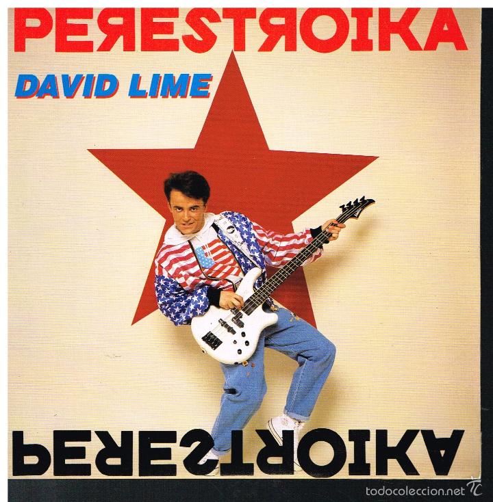 Discos de vinilo: DAVID LIME - PERESTROIKA - SINGLE 1990 - COMO NUEVO - Foto 1