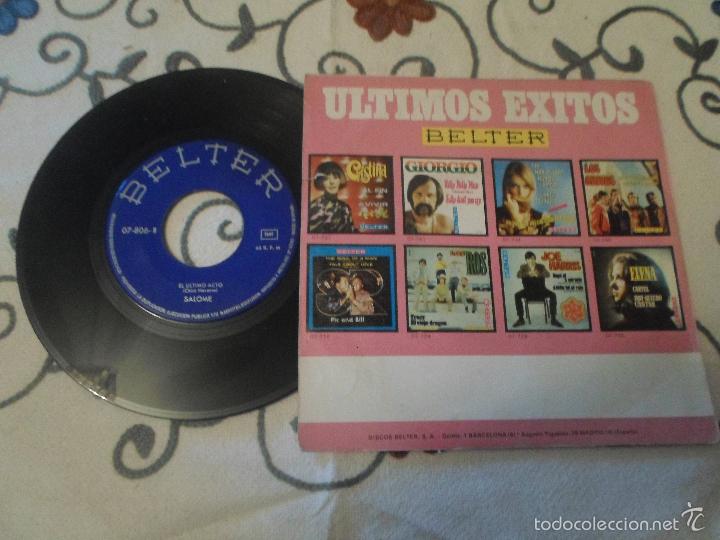 Discos de vinilo: SALOME / EL ULTIMO ACTO - Foto 2
