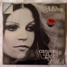 Discos de vinilo: MILVA, CANZONI DI EDITH PIAF (ORIZZONTE) LP ITALIA - PRECINTADO. Lote 59452610