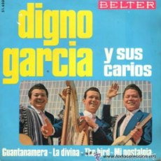 Discos de vinilo: DIGNO CARCIA Y SUS CARIOS GUANTANAMERA - EP BELTER 1966 