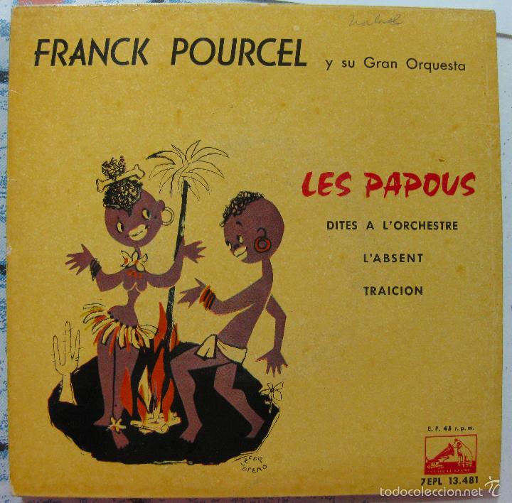 Discos de vinilo: Franck Pourcel y su Gran Orquesta. Les Papous. 1960 - Foto 1