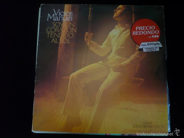 Discos de vinilo: victor manuel soy un corazon tendido al sol - Foto 1