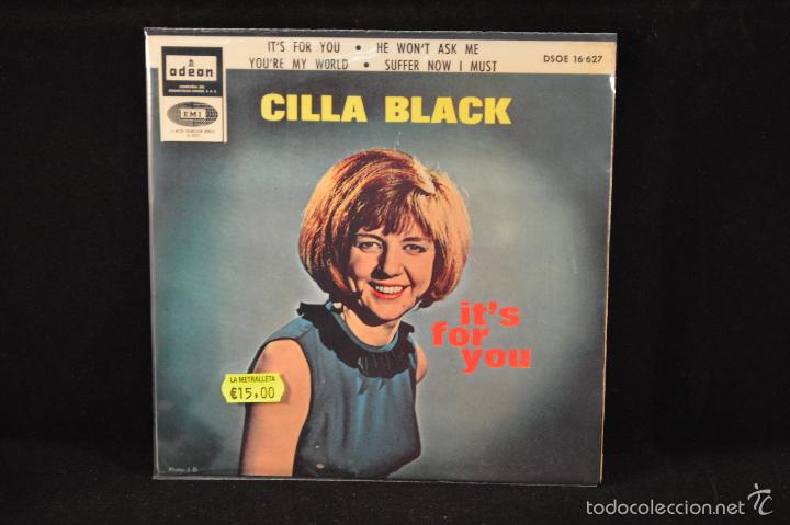 Discos de vinilo: CILLA BLACK - IT&acute;S FOR YOU +3 - EP - Foto 1