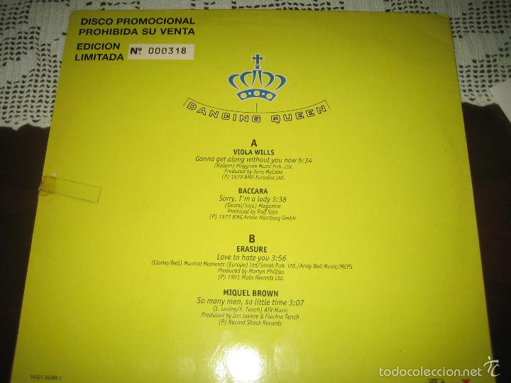 Discos de vinilo: DANCING QUEEN - PROMO ESPA&Ntilde;OL 1996 - ED. NUMERADA - Foto 2
