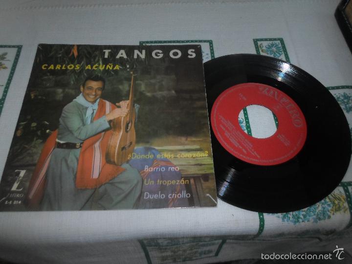 Discos de vinilo: TANGOS CARLOS ACU&Ntilde;A - Foto 1