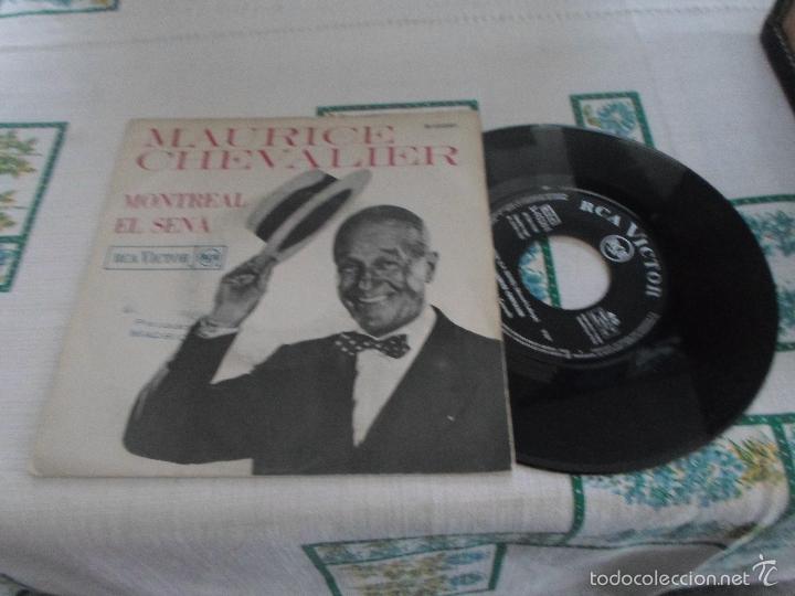 Discos de vinilo: MAURICE CHEVALIER MONTREAL EL SENA - Foto 1
