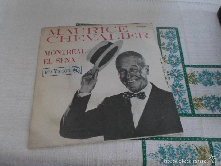 Discos de vinilo: MAURICE CHEVALIER MONTREAL EL SENA - Foto 2