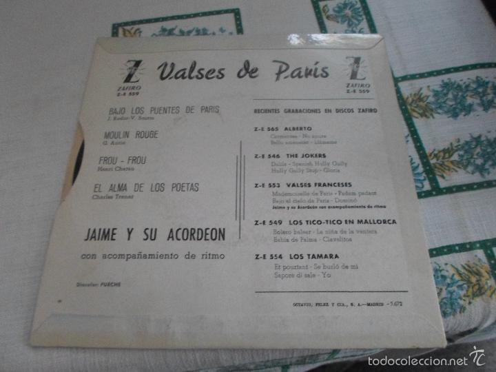 Discos de vinilo: VALSES DE PARIS MOULIN ROUGE - Foto 2