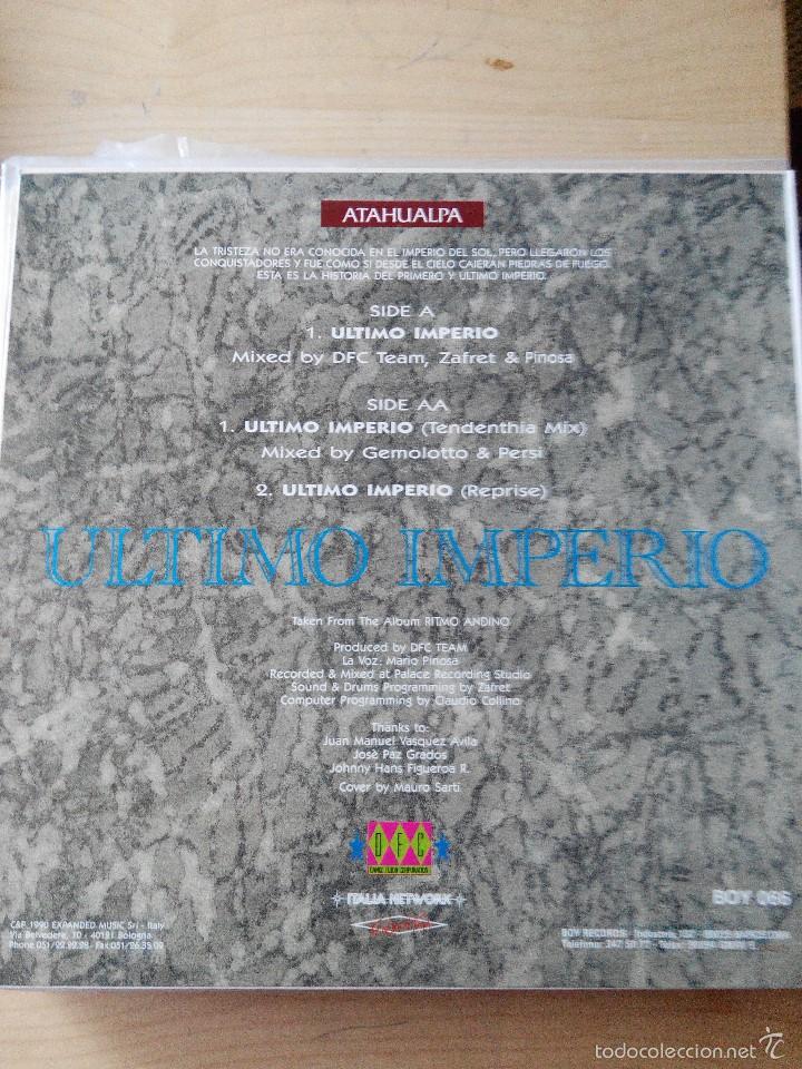 Discos de vinilo: ATAHUALPA - ULTIMO IMPERIO - Foto 2