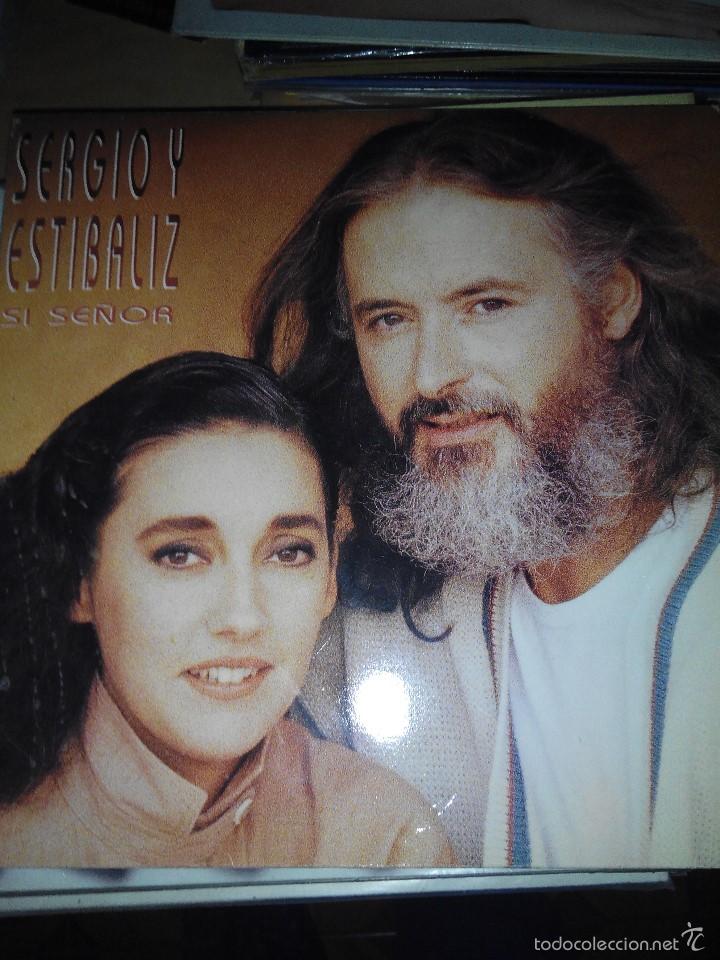 Discos de vinilo: SERGIO Y ESTIBALIZ - SI SE&Ntilde;OR   LP VINILO - Foto 1
