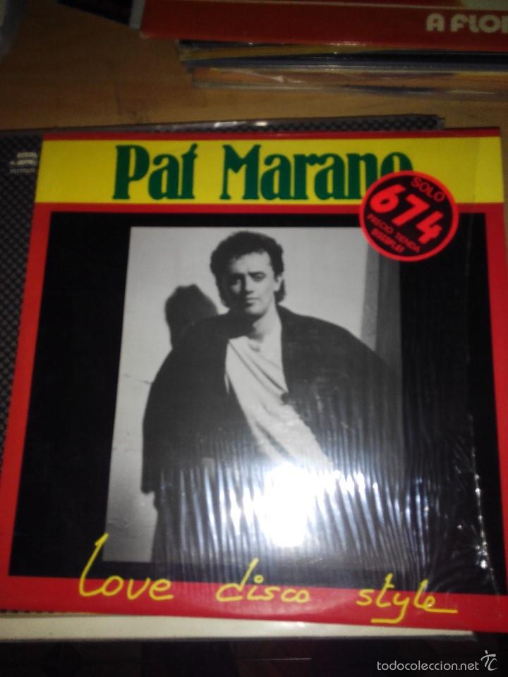 Discos de vinilo: PAT MARANO - LOVE DISCO STYLE  - MAXI SINGLE LP VINILO - Foto 1