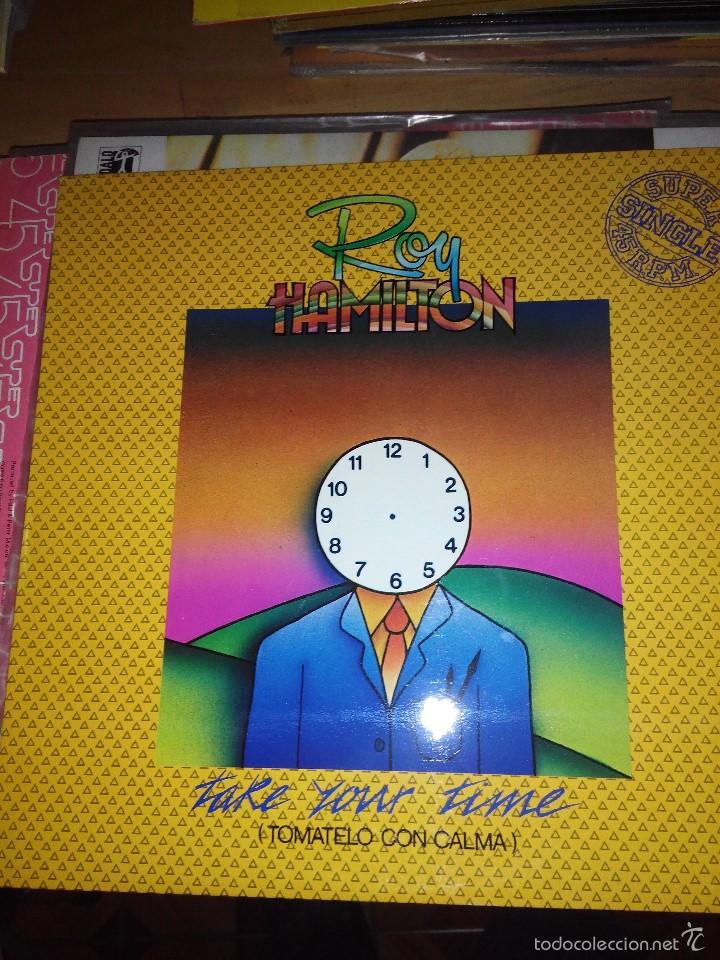 Discos de vinilo: ROY HAMILTON - TAKE YOUR TIME -SUPER SINGLE 45 LP VINILO - Foto 1