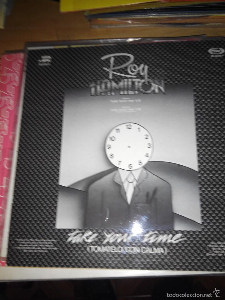 Discos de vinilo: ROY HAMILTON - TAKE YOUR TIME -SUPER SINGLE 45 LP VINILO - Foto 2
