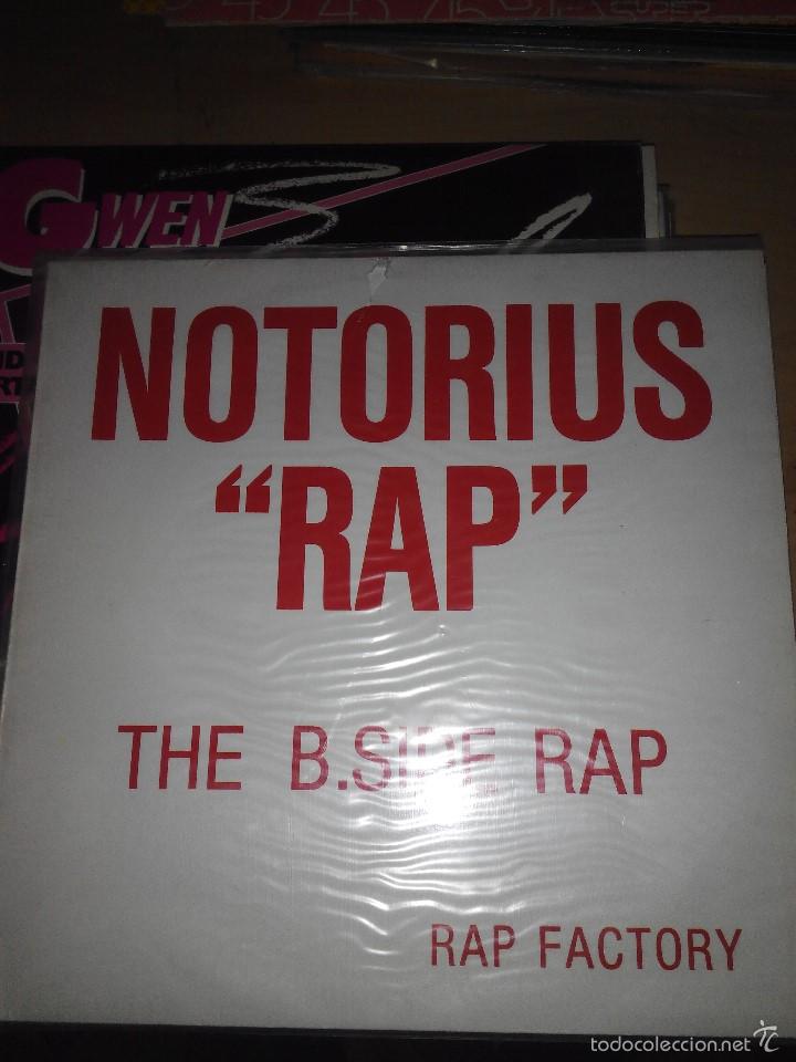 Discos de vinilo: RAP FACTORY - NOTORIUS RAP - SUPER SINGLE VINILO - Foto 1