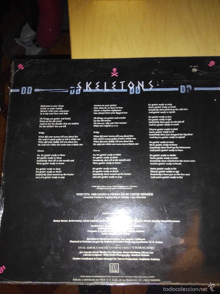 Discos de vinilo: STEVIE WONDERS - SKELETON - Foto 2