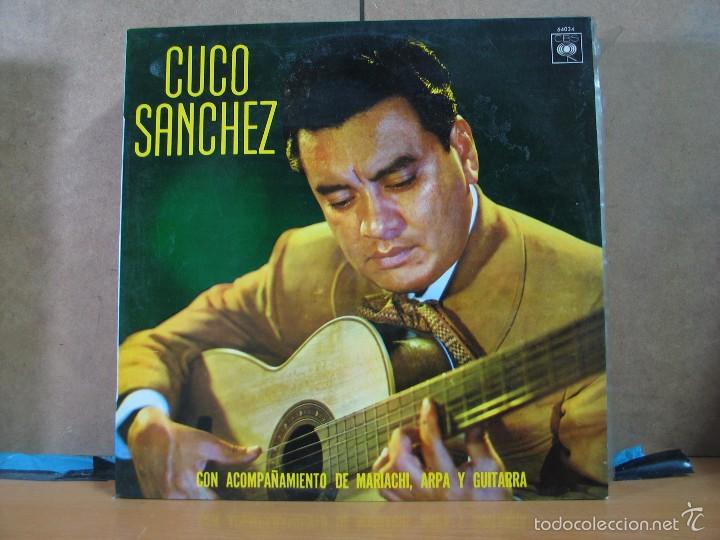 Vinyl records: Cuco Samchez - Con Acompa&ntilde;amiento de Mariachi, Arpa y Guitarra - CBS 64034 - 1973