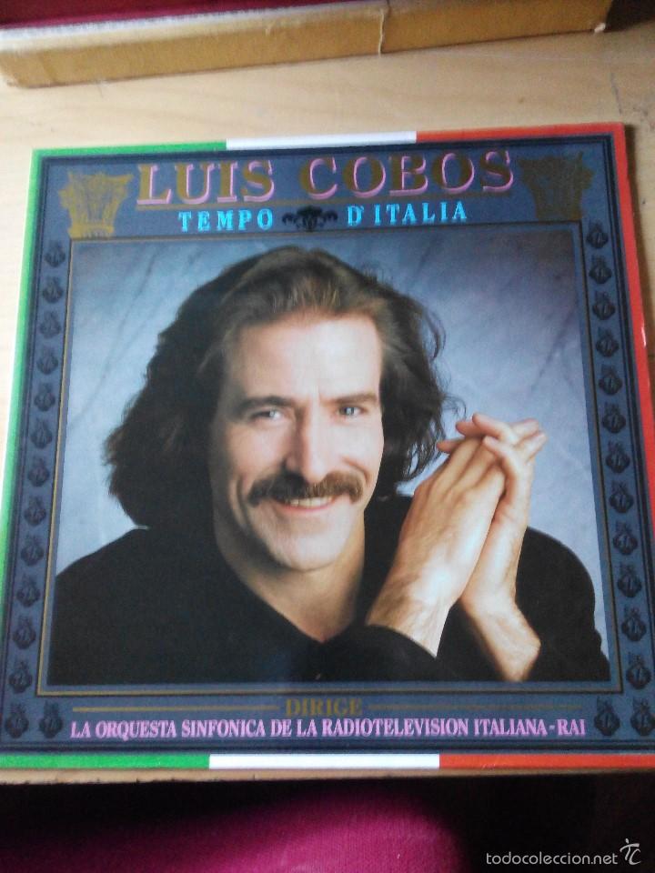 Discos de vinilo: LUIS COBOS - TEMPO DI ITALIA - LP VINILO - Foto 1