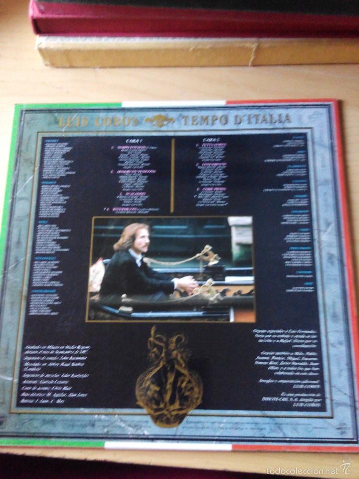 Discos de vinilo: LUIS COBOS - TEMPO DI ITALIA - LP VINILO - Foto 2