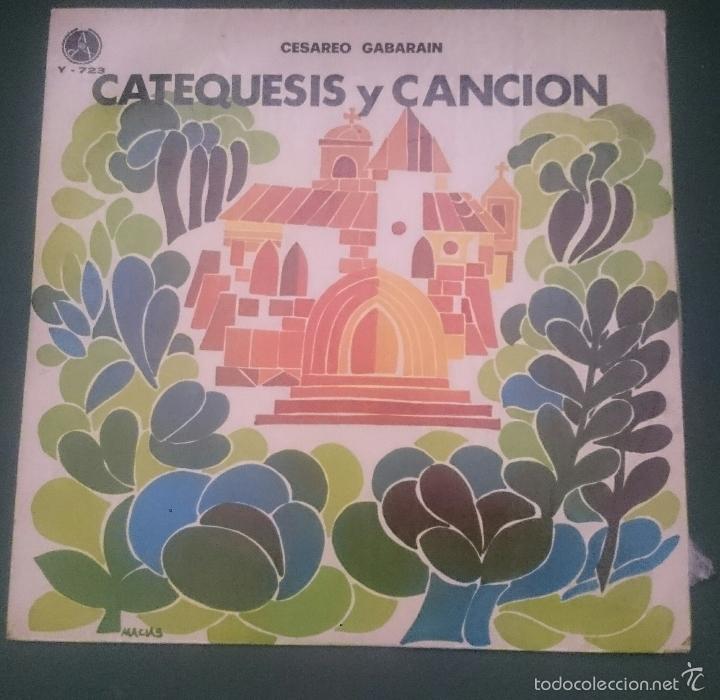 Discos de vinilo: CATEQUESIS Y CANCION .CESAREO GABARAIN - Foto 1