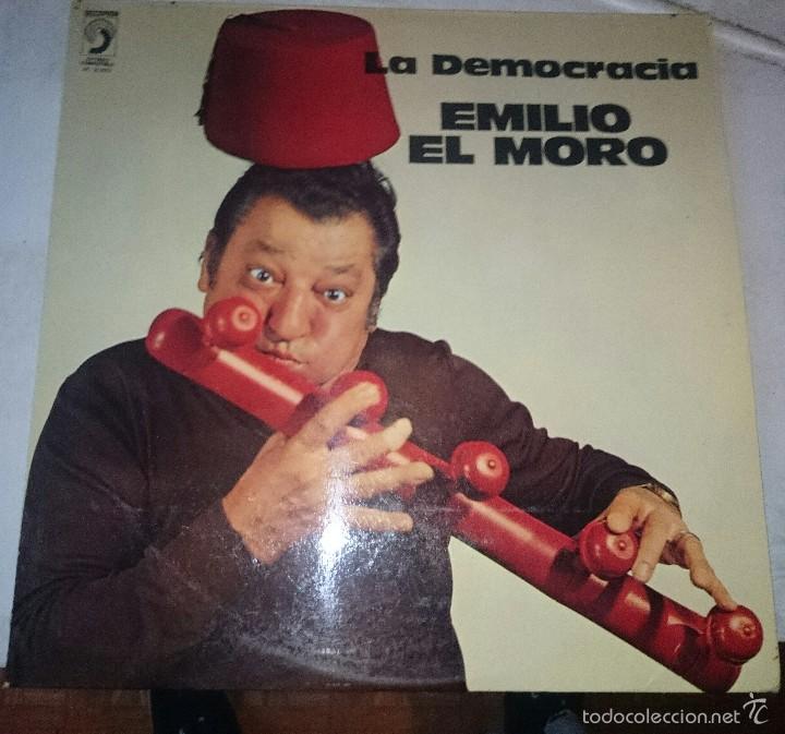 Discos de vinilo: EMILIO EL MORO : LA DEMOCRACIA (DISCOPHON 1976) - Foto 1