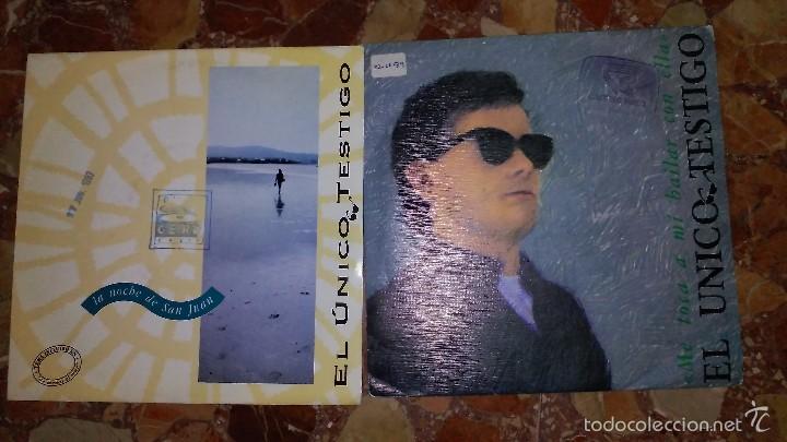 Discos de vinilo: LOTE 2 SINGLES EL UNICO TESTIGO - Foto 1