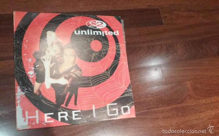 Discos de vinilo: 2 unlimited-here i go .maxi espa&ntilde;a - Foto 1