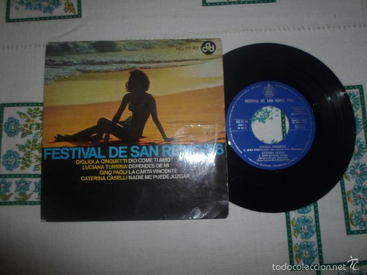 Discos de vinilo: FESTIVAL DE SAN REMO 66 - Foto 1