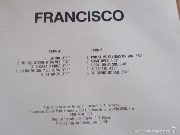 Discos de vinilo: FRANCISCO LATINO. - Foto 2
