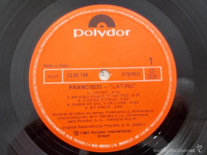 Discos de vinilo: FRANCISCO LATINO. - Foto 3