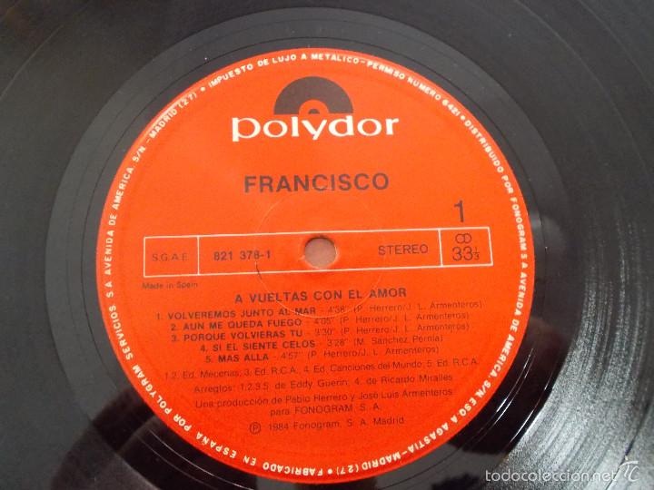 Discos de vinilo: FRANCISCO A VUELTAS CON EL AMOR. - Foto 3