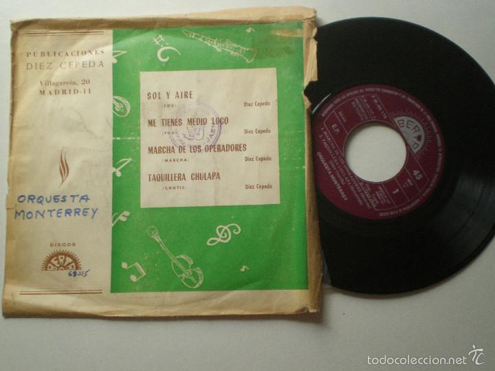 Discos de vinilo: ORQUESTA MONTERREY - Sol Y Aire +3 -EP BERTA 1968 - Foto 1