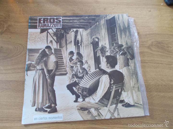 Discos de vinilo: EROS RAMAZZOTTI.EN CIERTOS MOMENTOS - Foto 1