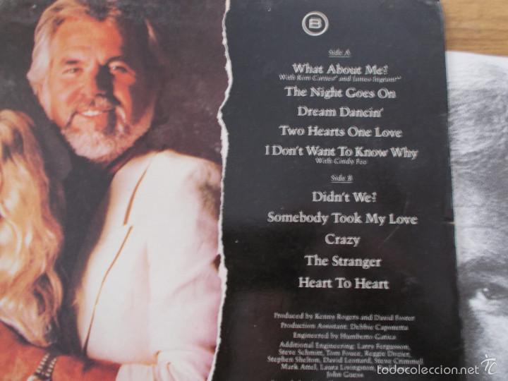 Discos de vinilo: KENNY ROGERS: WHAT ABOUT ME? - Foto 2