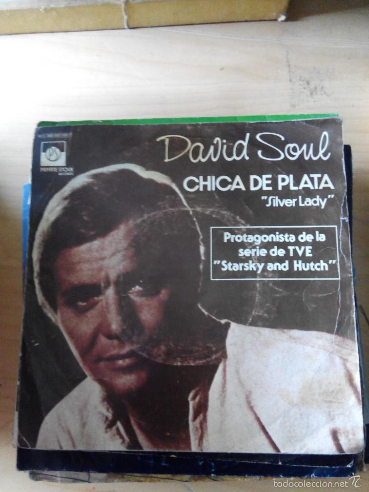 Discos de vinilo: DAVID SOUL - CHICA DE PLATA - SINGLE VINILO - Foto 1