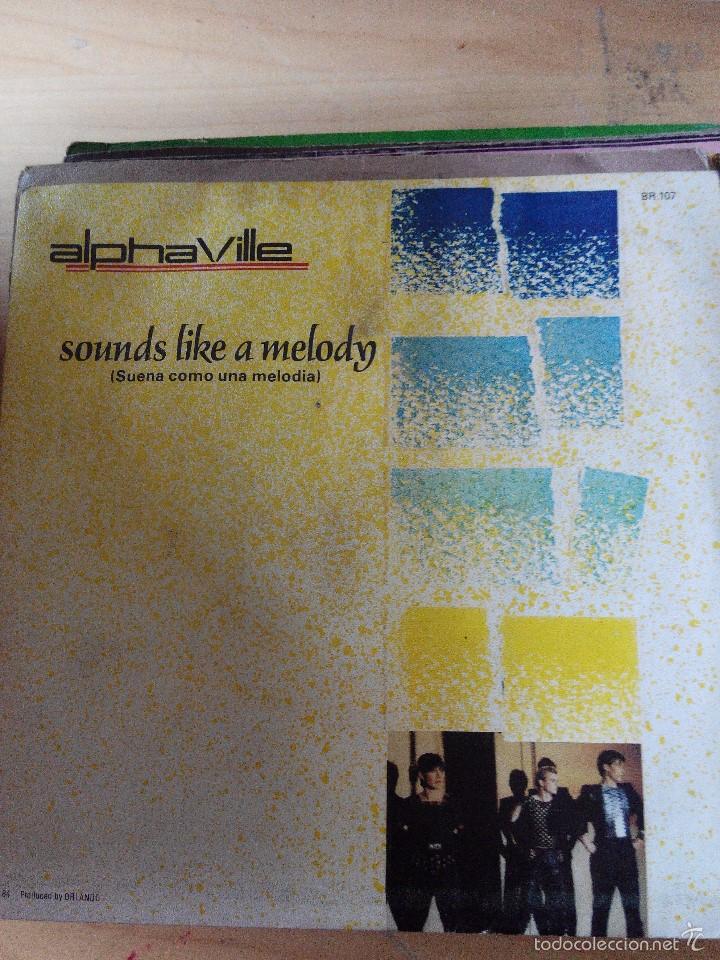 Discos de vinilo: ALPHAVILLE - SOUNDS LIKE A MELODY - SINGLE VINILO - Foto 1
