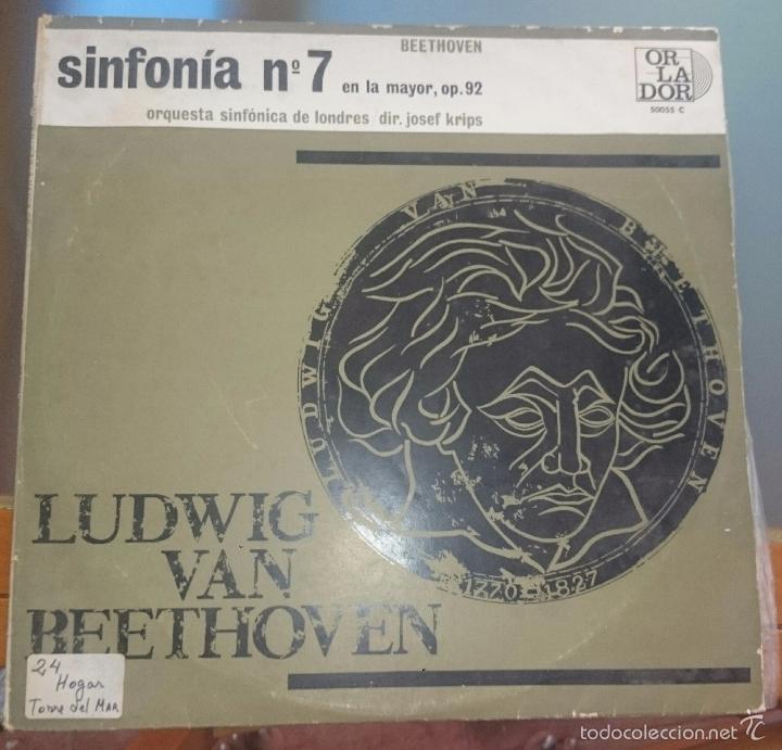 Discos de vinilo: BEETHOVEN. SINFONIA NUMERO 7 - Foto 1