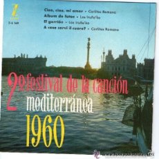 Discos de vinilo: ORQUESTA MARAVELLA - 2º FESTIVAL DE LA CANCION MEDITERRANEA 1960 - EP ZAFIRO - 1960 . Lote 59888675