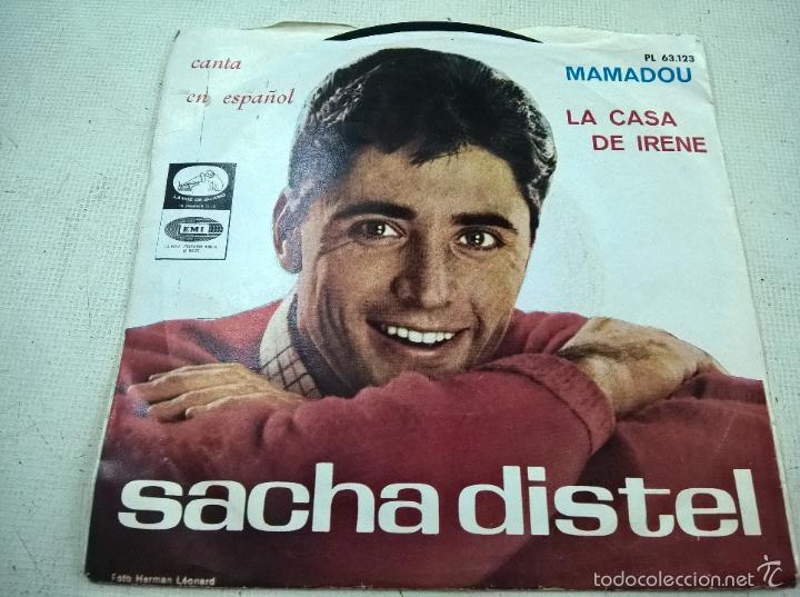 Discos de vinilo: SACHA DISTEL-MAMADOU-SINGLE-N - Foto 1