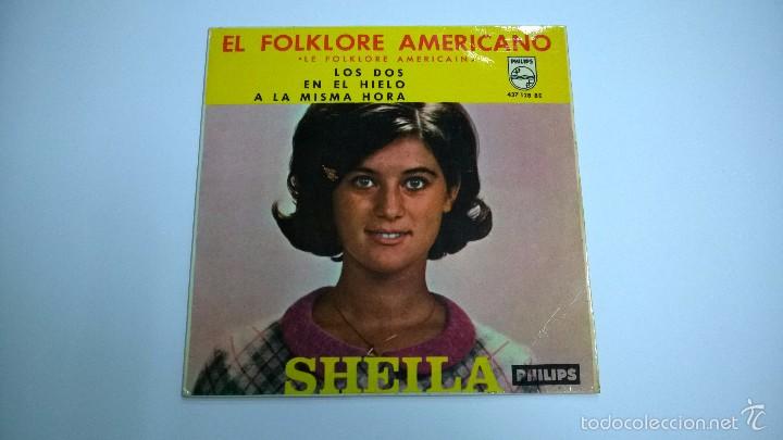 Discos de vinilo: Sheila.El folklore americano.Los dos.EP.ESPA&Ntilde;A 1966.PHILIPS. - Foto 1