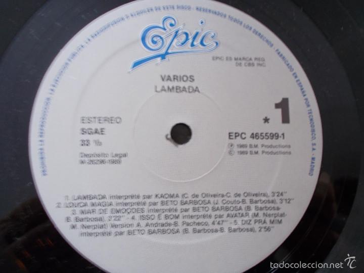 Discos de vinilo: LAMBADA. DOS LPS - Foto 4
