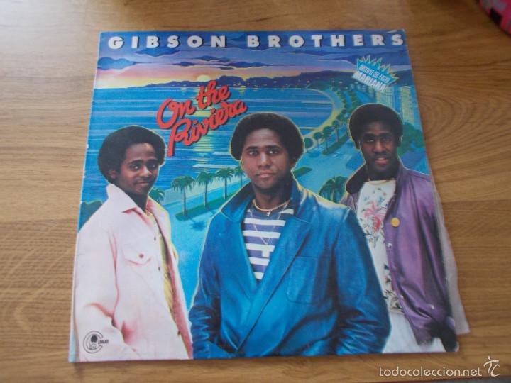 Discos de vinilo: GIBSON BROTHERS. ON THE RIVIERA - Foto 1