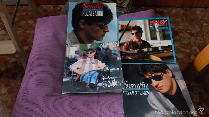 Discos de vinilo: SERAFIN ZUBIRI 4 SINGLES - Foto 1